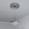 Ekena Millwork Cole PVC Ceiling Medallion (Fits Canopies up to 5 1/8"), Brght Coat Aluminum, 19"OD x 3 1/2"ID x 1"P CMP19COBAL - alternate 7
